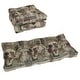 preview thumbnail 4 of 7, Tufted Tapestry Settee Cushions (Set of 3, Multiple Patterns) - 42 x 19 Japanese Gardens