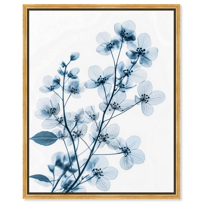 Translucent Petals I Canvas by Art Remedy - Gold - 20" x 24"