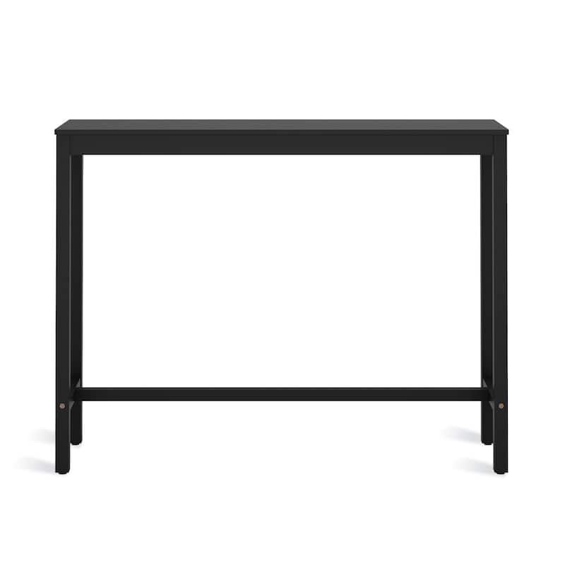 Casual 53.in/63.in Outdoor & Indoor Rectangular Patio Bar Table Wood Dining Table