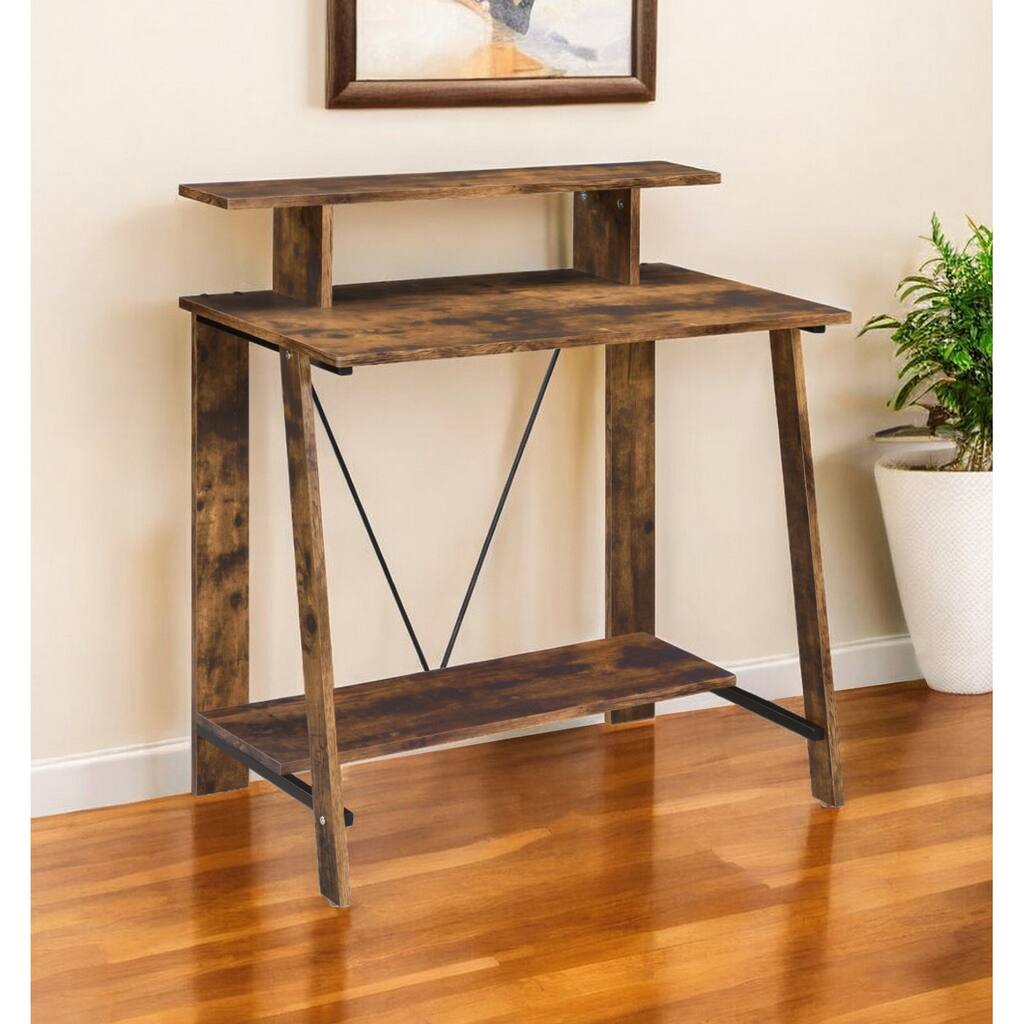 32" Brown Writing Desk