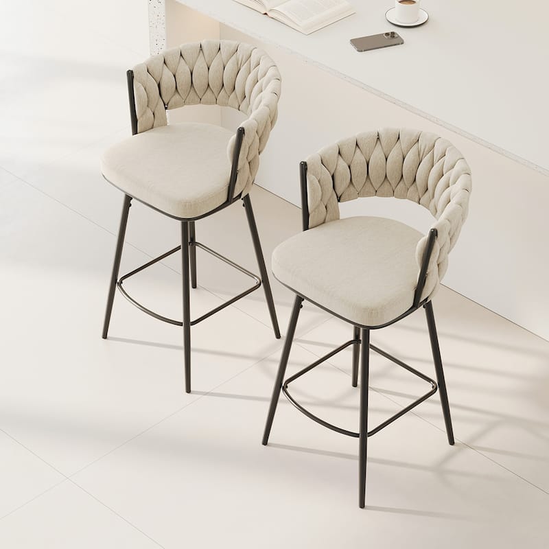 360°Swivel Bar Chairs With cushioned