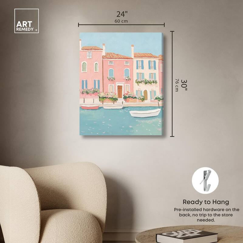Adrift in Venice Canvas by Art Remedy, Gallery Wrapped