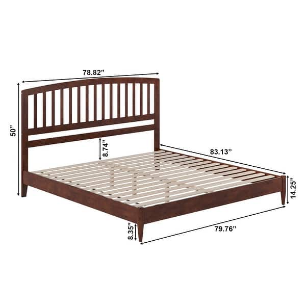 Quincy Solid Wood Low Profile Platform Bed On Sale Bed Bath