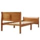 preview thumbnail 16 of 60, Harper & Bright Designs Wood Twin Sleigh Bed with Headboard and Footboard