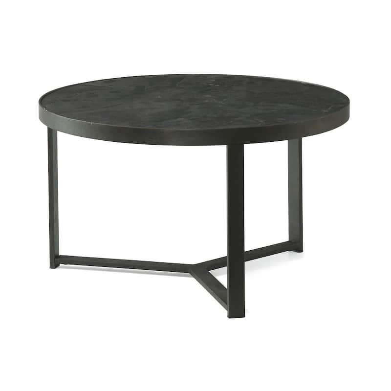 Homestyles Carmen Brown Wood Small Round Bunching Coffee Table - 30" x 17" x 30" - 30" x 17" x 30" - Brown - Wood