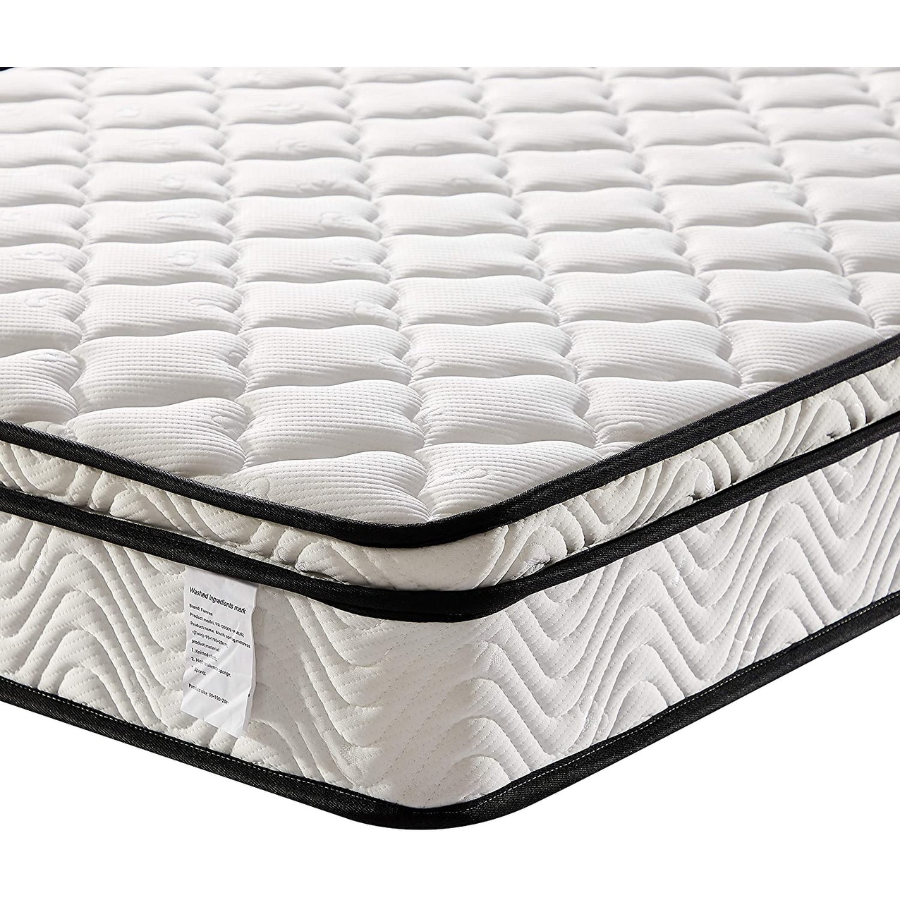 8-Inch Spring Mattress-In-a-Box Slumber 1 Bed Foam Comfort Sleep Twin Size White 