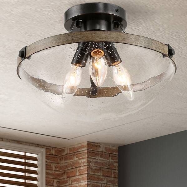 bubble chandelier flush mount