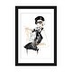 preview thumbnail 1 of 18, iCanvas "Iconic Chanel" by Janka Letkova Black - 32x24x1