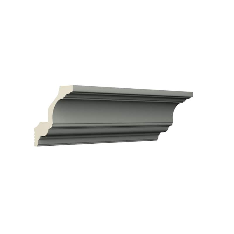 4"H x 4"P x 5 3/4"F x 94 1/2"L Gigi Crown Moulding - 1-Pack