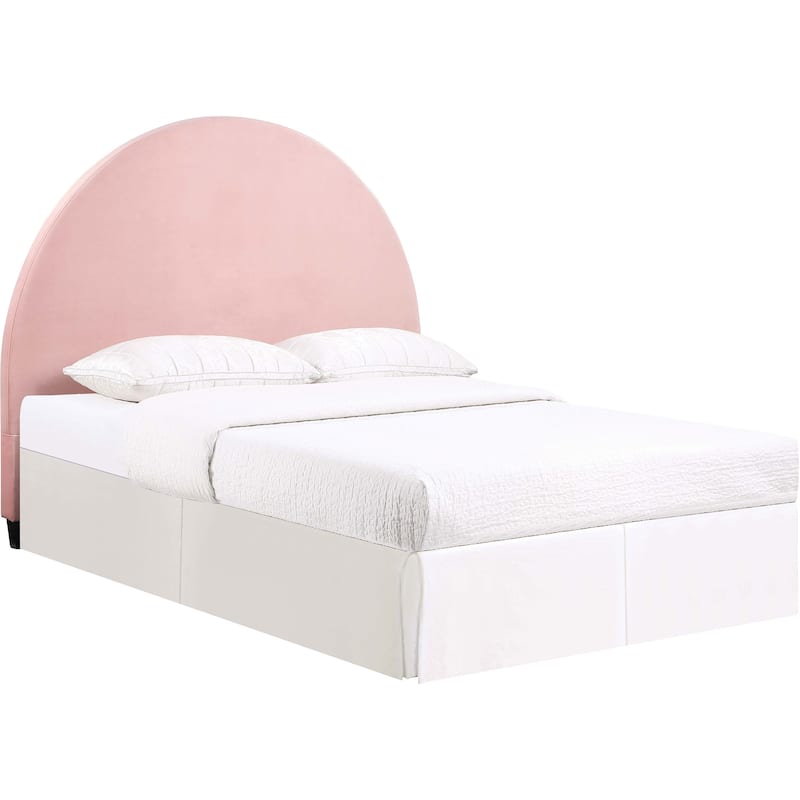June Transitional Upholstered Panel Headboard