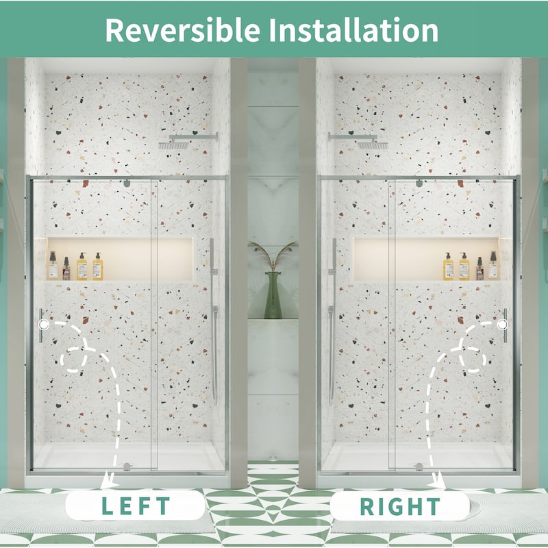 Versatile Pivot Swing Shower Door with Advanced Design for Enhanced Shower Experience