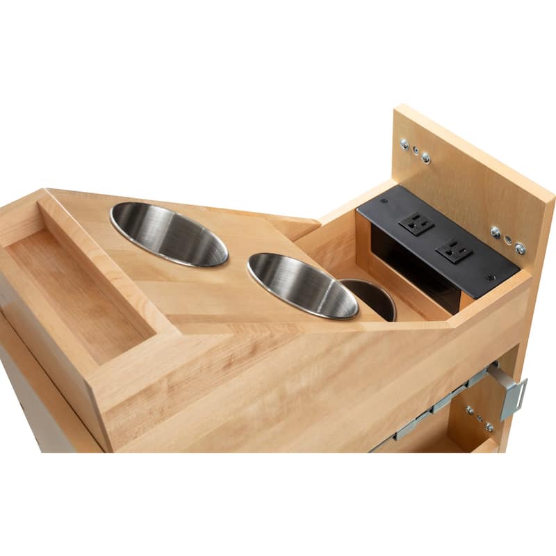 Hardware Resources PVBPOF8 Powered Organizer 8" Wide Plug-In No Wiggle