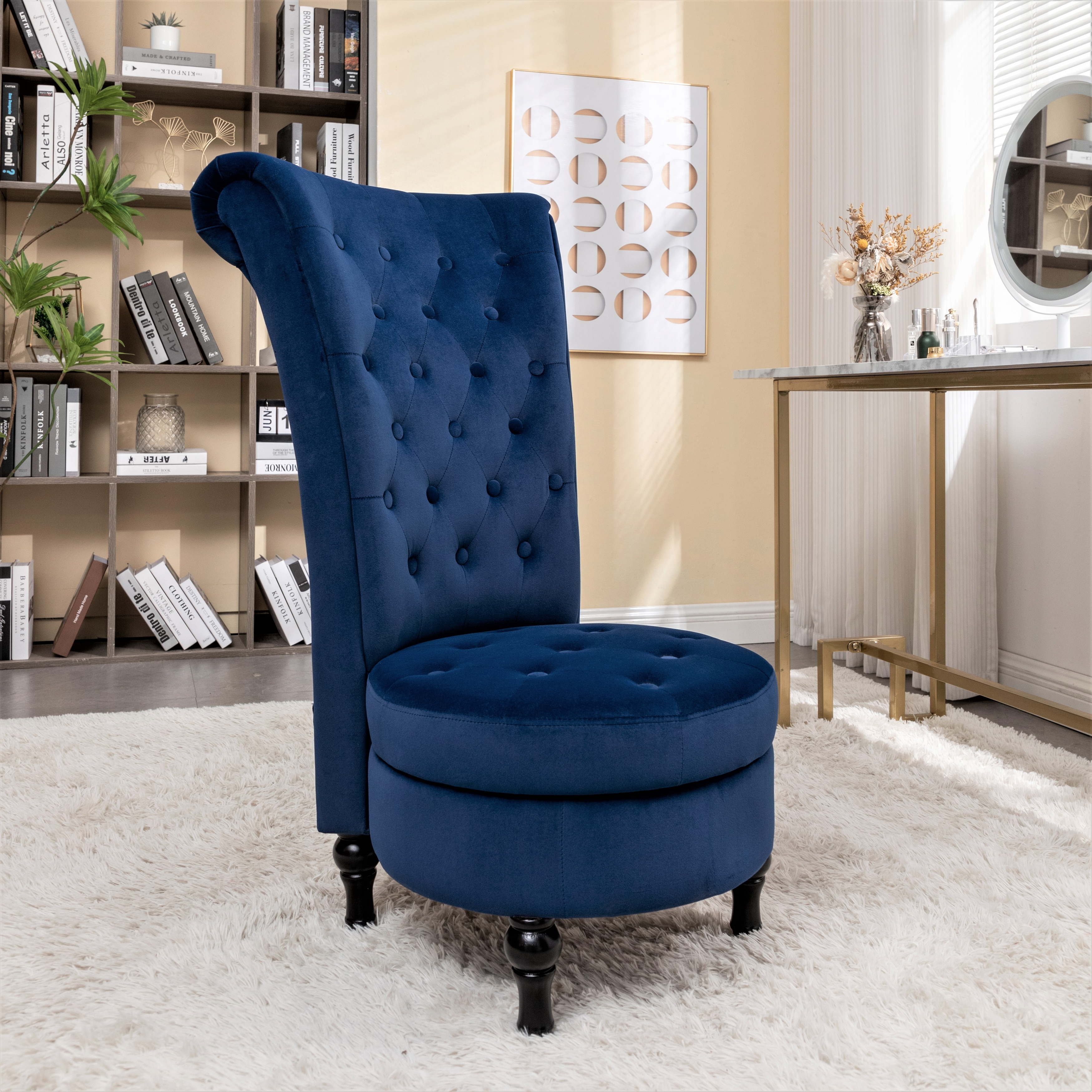 High vanity chair store