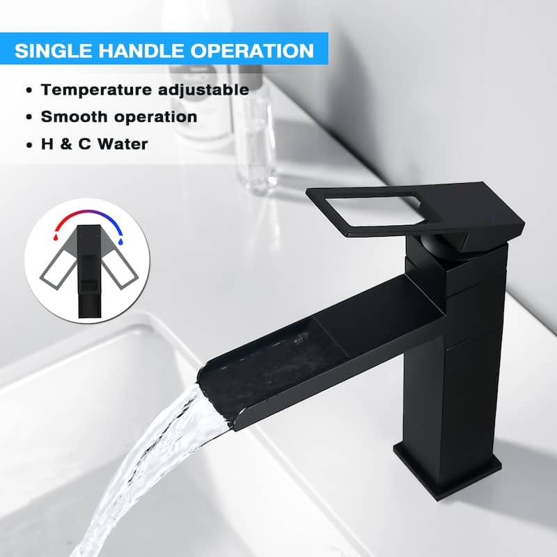 Single Handle Swivel Bathroom Faucet