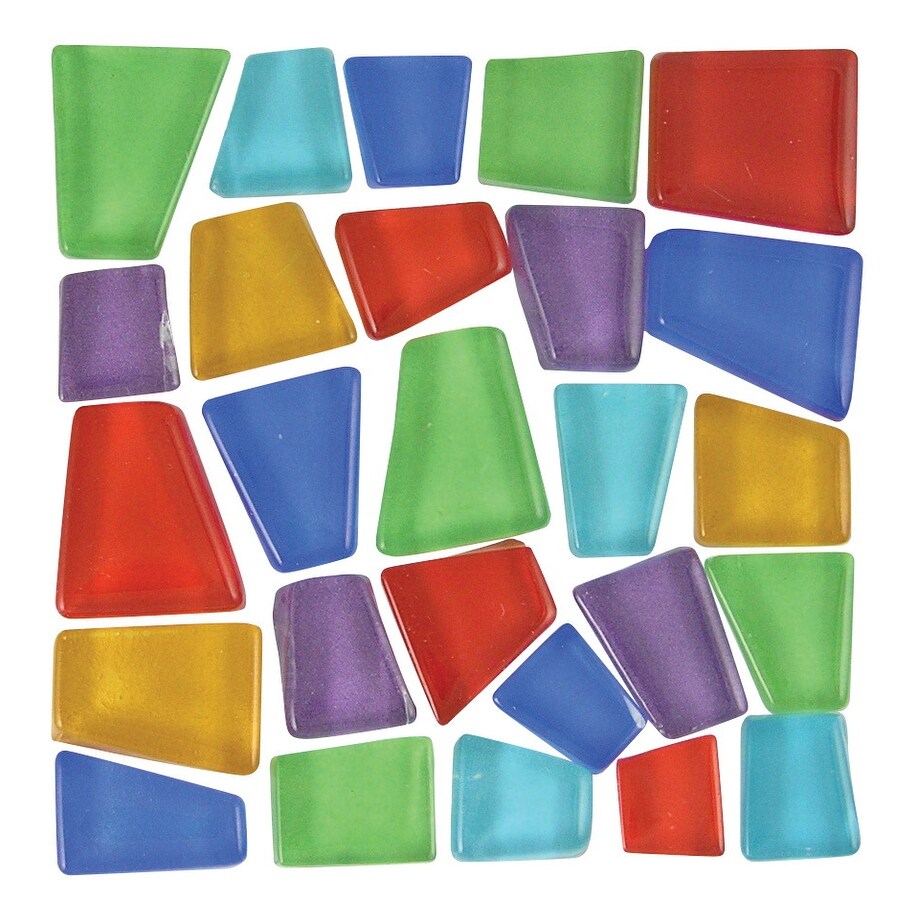Shop Mosaic Mercantile Glass Crafter S Cut Irregular Mosaic Tile