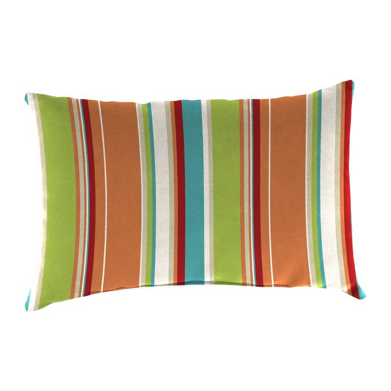 18" x 12" Outdoor Lumbar Throw Pillow - Set of 2 - 12'' L x 18'' W x 4'' H