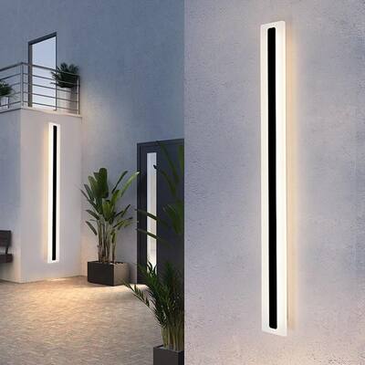 Outdoor Long Strip LED Wall Sconce Wall Light Lamp Fixture Waterproof