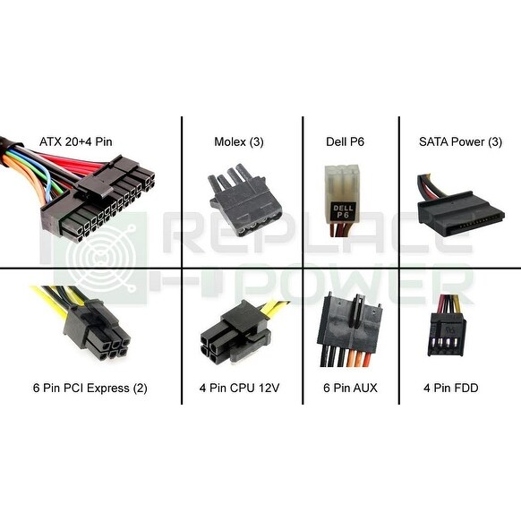 1000W PCI-e ATX 12V Power Supply PS Replace HP Desktop PC BESTEC ATX-300-12Z CCR