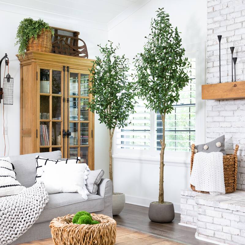 7' Artificial Olive Tree