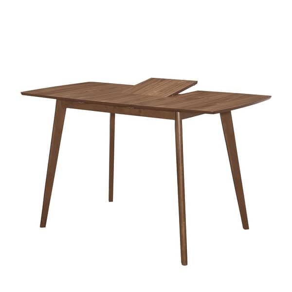 slide 1 of 2, Ethel Walnut Expandable Counter Height Table with Butterfly Leaf