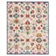 SAFAVIEH Handmade Aspen Argyroula Boho Tribal Wool Rug - 9' x 12' - Ivory/Blue
