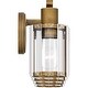preview thumbnail 4 of 6, Isla 4-Light Weathered Brass Vanity Light|Metallic
