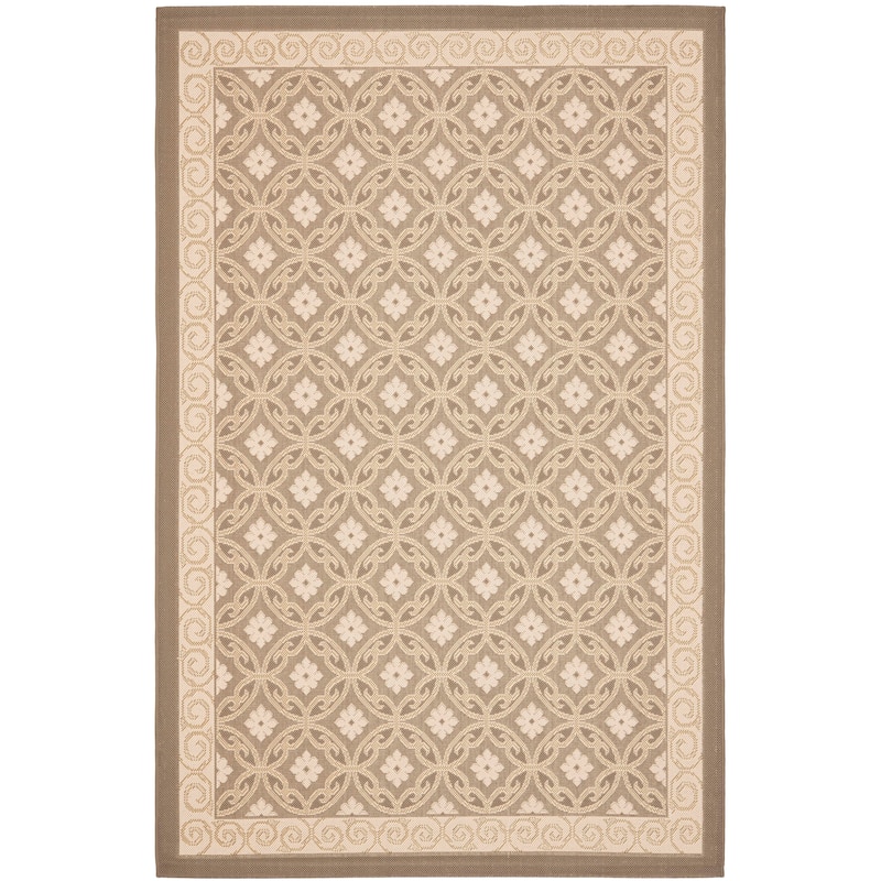 SAFAVIEH Courtyard Vernetta Indoor/ Outdoor Waterproof Patio Backyard Rug