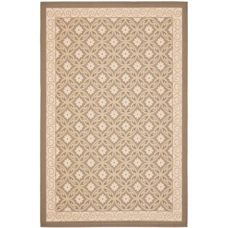 SAFAVIEH Courtyard Vernetta Lonni Outdoor Waterproof Patio Backyard Rug