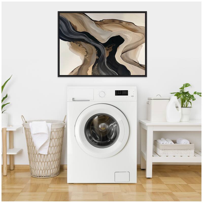 Kate and Laurel Sylvie Abstract Dream II Framed Canvas by Amy Lighthall