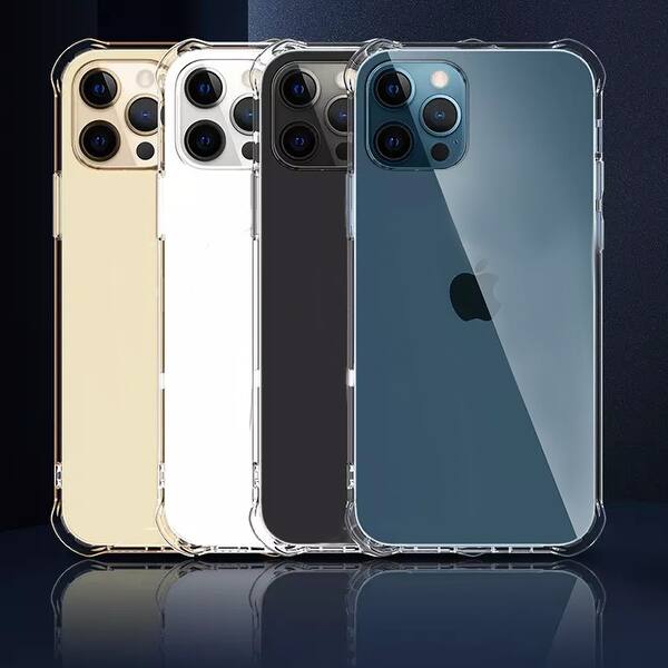 Iphone 12 Pro Max Case 6 7 Inch Perfect Mold Clear Case With 1mm Raised Bezels With Corner Air Cushion Pockets Overstock