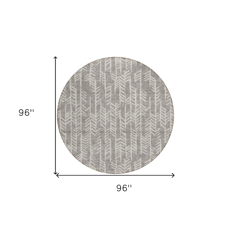 HomeRoots Tribal Transitional Rectangle Outdoor Rug