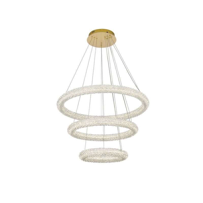 Indigo Home 32 inch Adjustable LED Chandelier