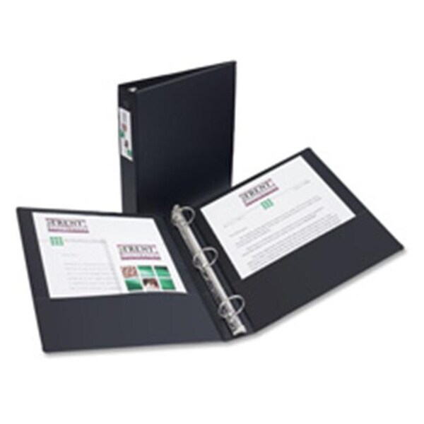 consumer products economy ring binder w labelholder 2in capacity 2in binder