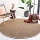 preview thumbnail 190 of 209, SAFAVIEH Natural Fiber Marina Basketweave Seagrass Rug 12' Round - Natural/Ivory - Round