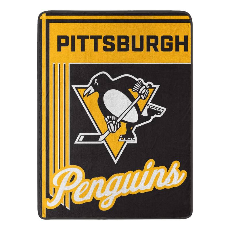 NHL Pittsburgh Penguins 46" x 60" Microfiber Throw Blanket