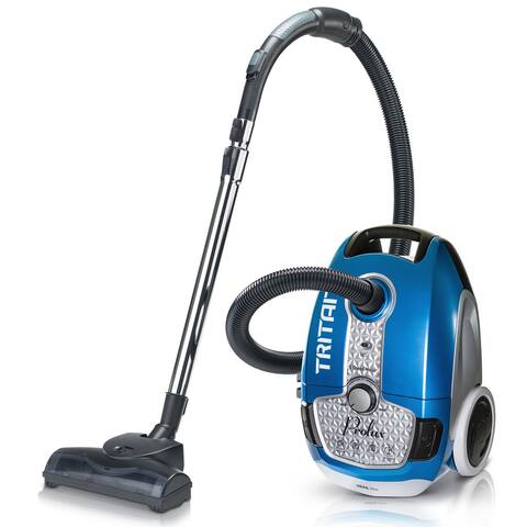 Powerful Canister Vacuum Prolux Tritan w/ Sealed HEPA Filtration Blue
