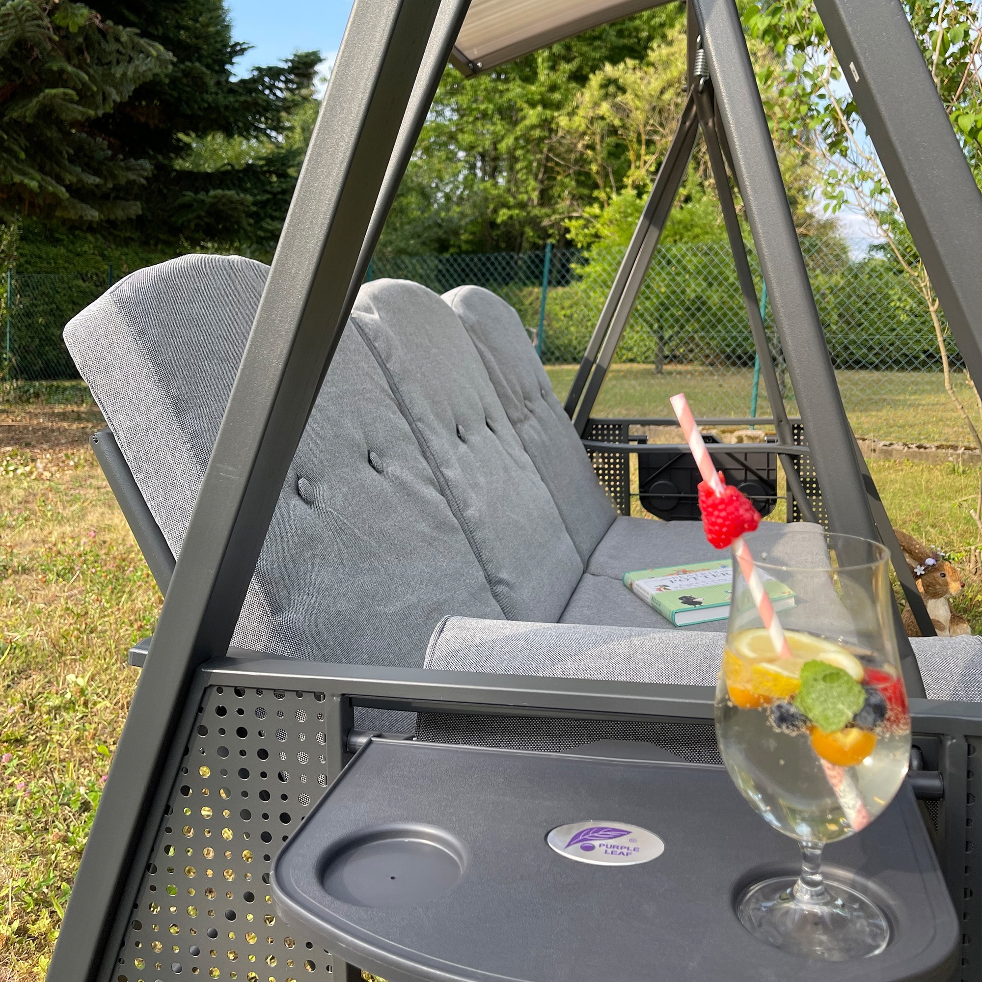 Tamarin 3 seater garden swing hotsell