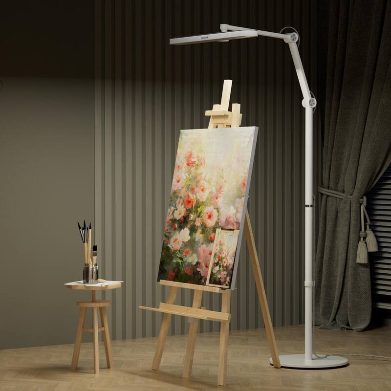 Honeywell Sunturalux™ Eye Caring LED Floor Lamp – 5000K Dimmable, Tall Lampara for Home Office Living Room