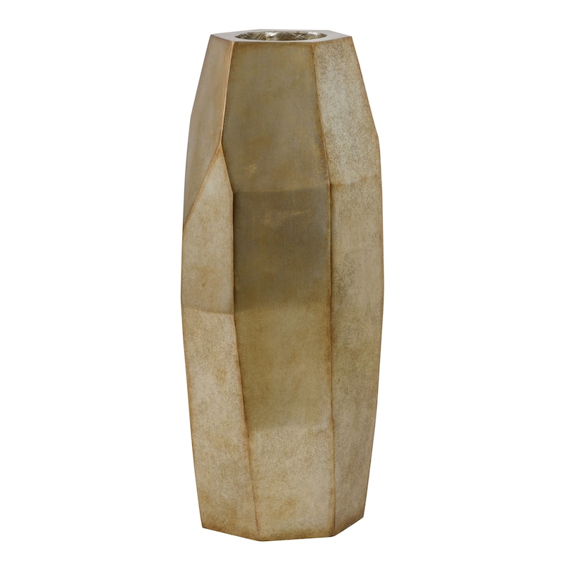Harp & Finial Terris Vase - Gold