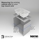 preview thumbnail 35 of 74, Karran 33" Top Mount Double Equal Bowl Quartz Kitchen Sink Kit - 33" x 22" x 9"