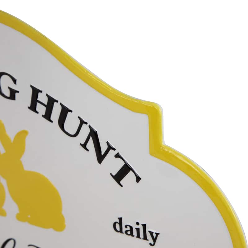Easter Egg Hunt Vintage-Style Metal Wall Sign - 17.75"