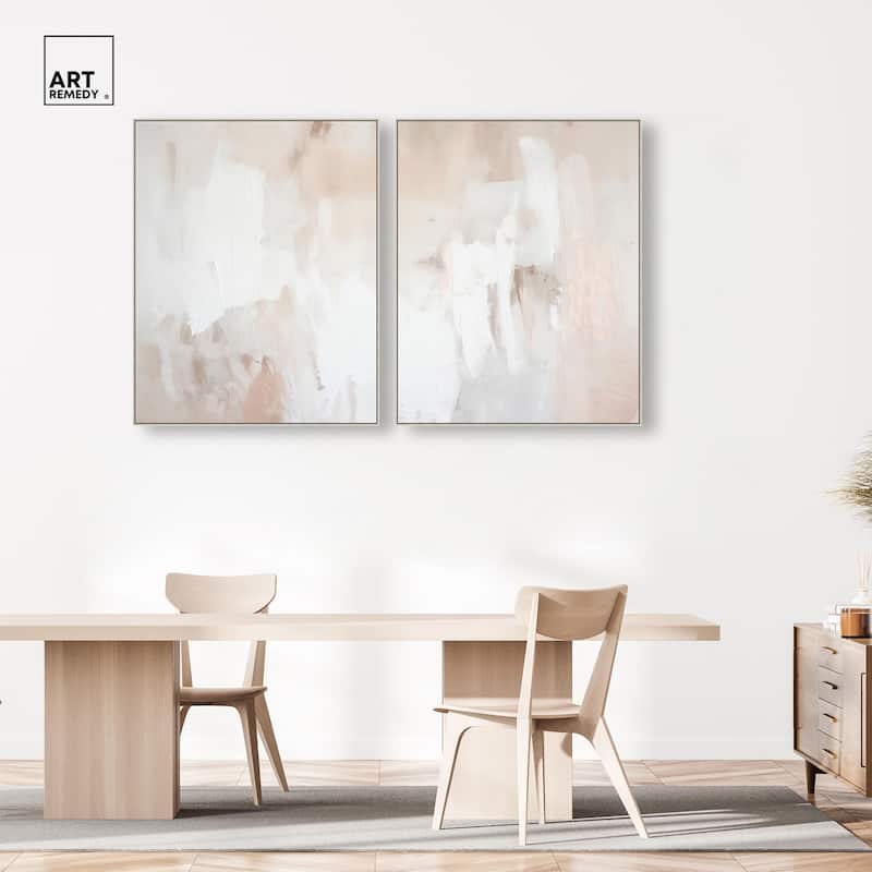 Opalescent Hues III Canvas Set of 2 by Art Remedy