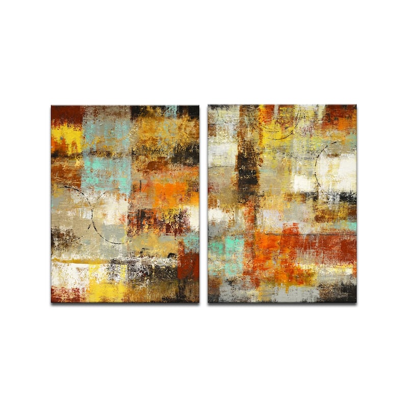 'Revelation' 2 Piece Wrapped Canvas Wall Art Set by Norman Wyatt Jr.