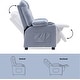 preview thumbnail 39 of 79, MCombo Big Kids Recliner Chair with Cup Holders , Velvet Fabric