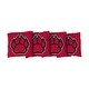 preview thumbnail 1 of 1, Northern Illinois Red Cornhole Bags All-Weather Resin Filled