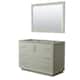 Option Light Green, Brushed Nickel Trim, No Top