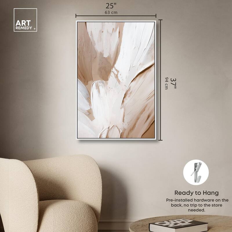 Fawn and Frost Canvas by Art Remedy