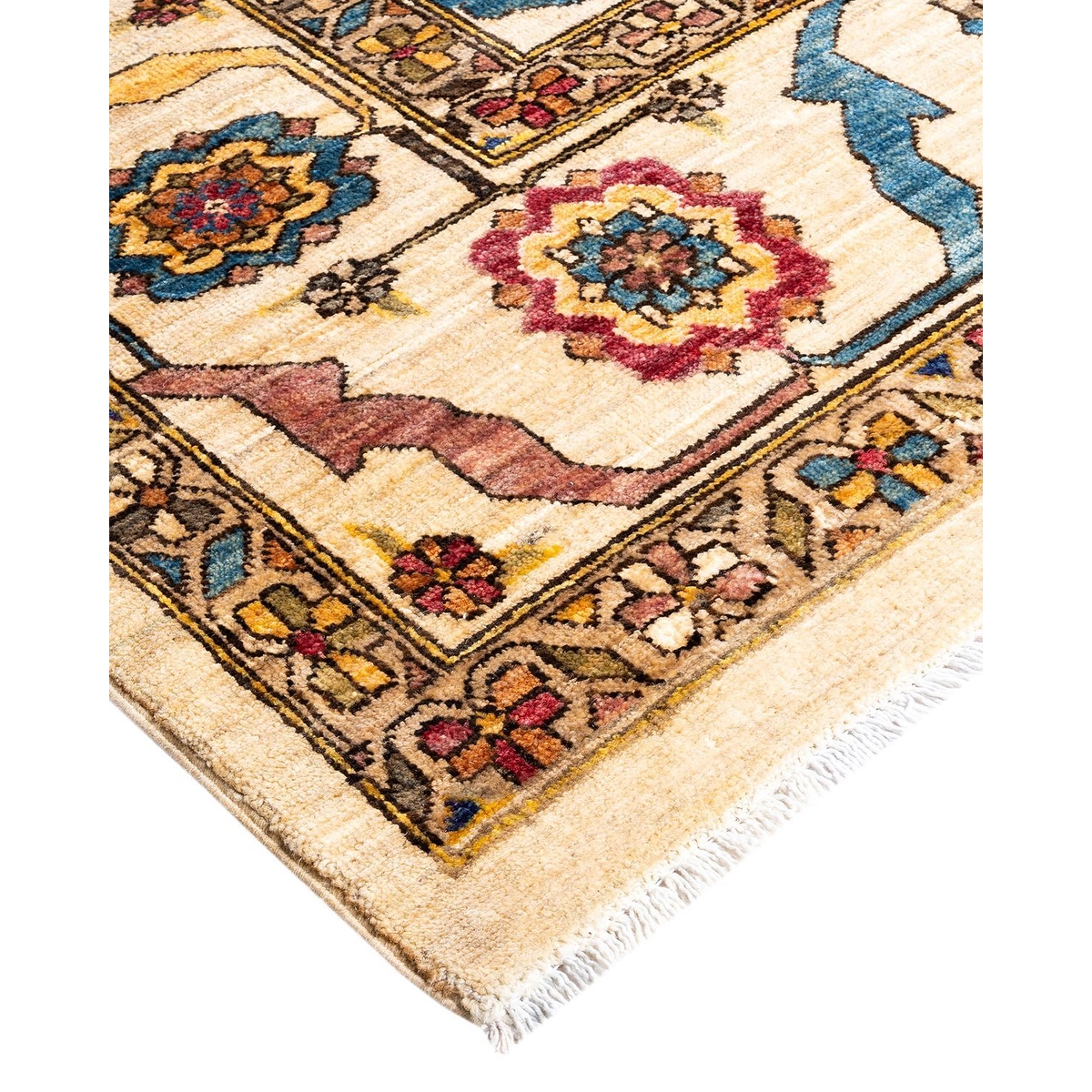 Serapi One-of-a-Kind Hand-Knotted Area Rug - Ivory, 8' 3" x 10' 5" - 8' 3" x 10' 5"