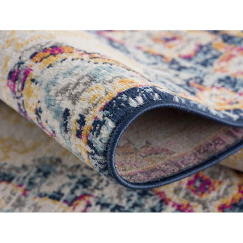 HomeRoots Oriental Southwest Runner Area Rug - 168.00 in. x 27.00 in. x 0.40 in.