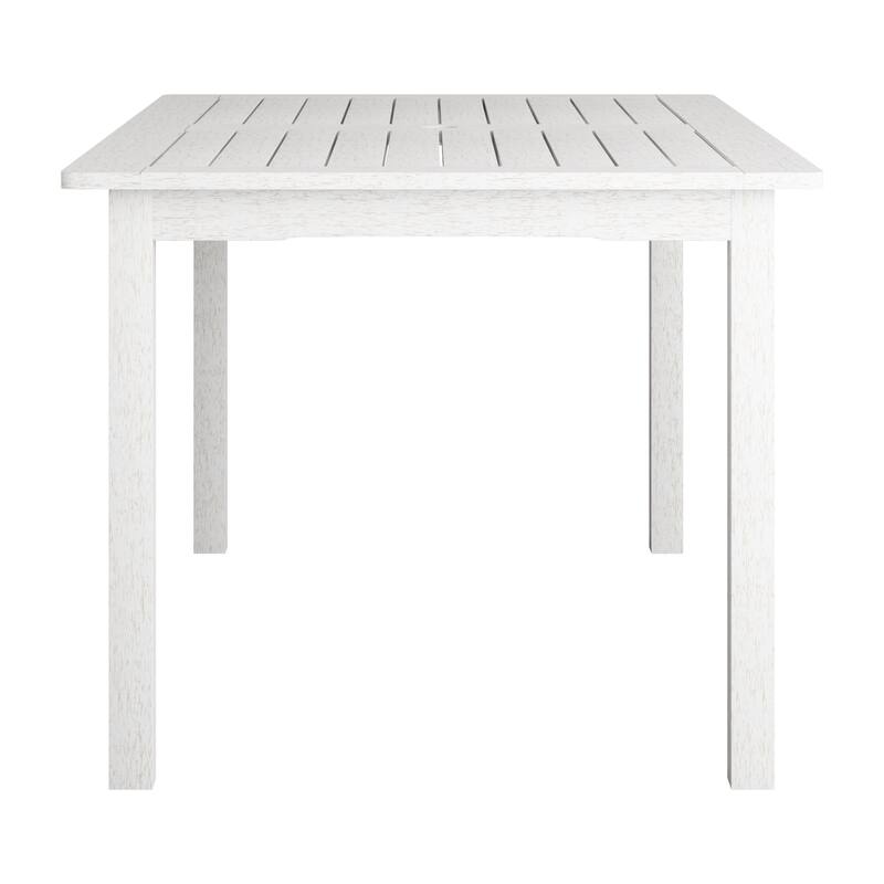 CorLiving Miramar Natural Hardwood Outdoor Dining Table - N/A